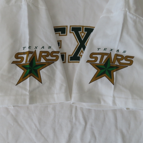 NHL Texas stars hockey tshirt signed #23 XL white hanes tagless y2k - Picture 4 of 6